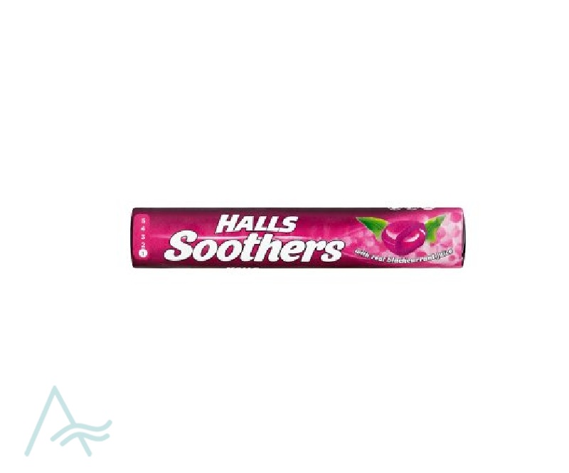 HALLS SOOTHERS BLACKCURRANT 45GR